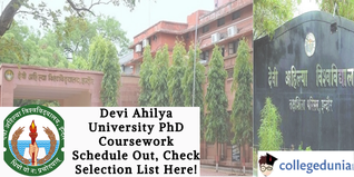 Devi Ahilya University PhD Coursework Schedule Out, Check Selection List Here!